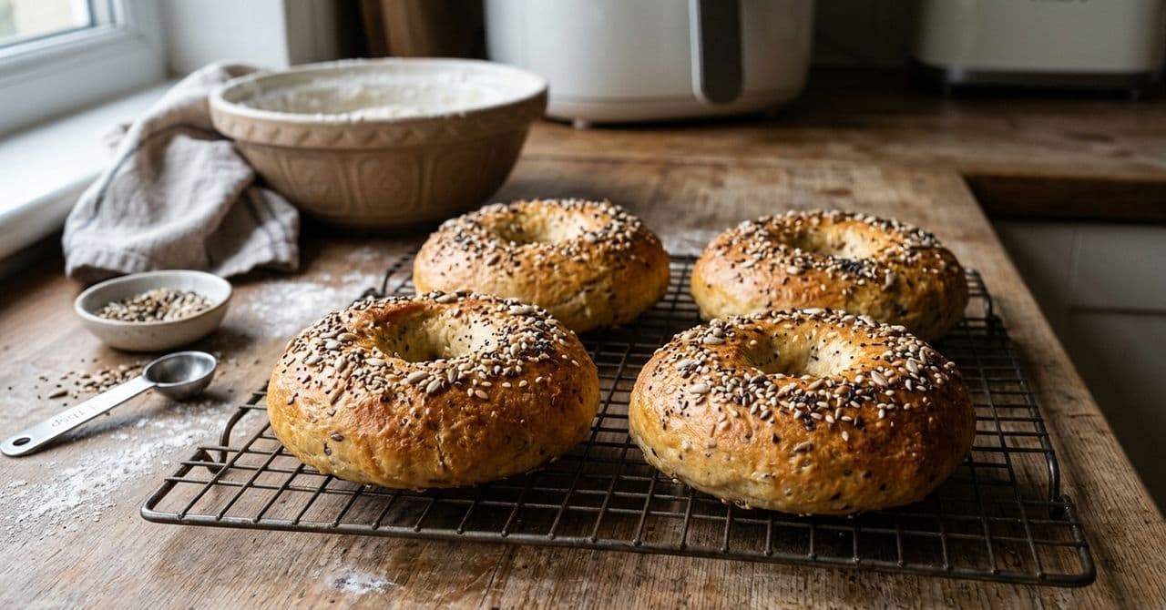 Two-ingredient bagel recipe