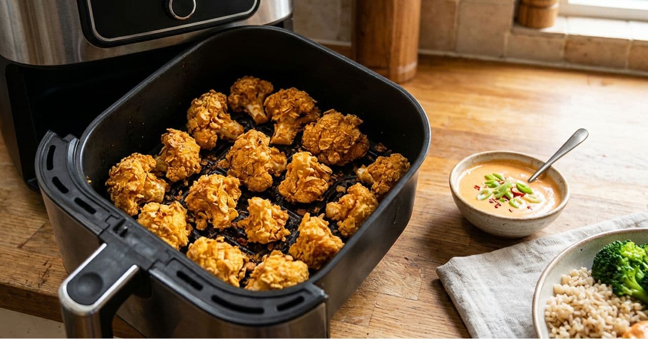 Crispy Bang Bang cauliflower (or chicken)
