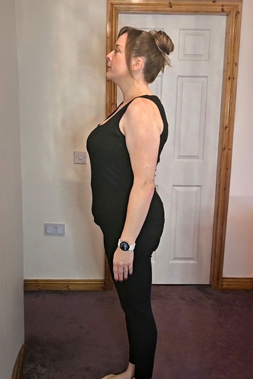 Lorna after her journey with myBMI