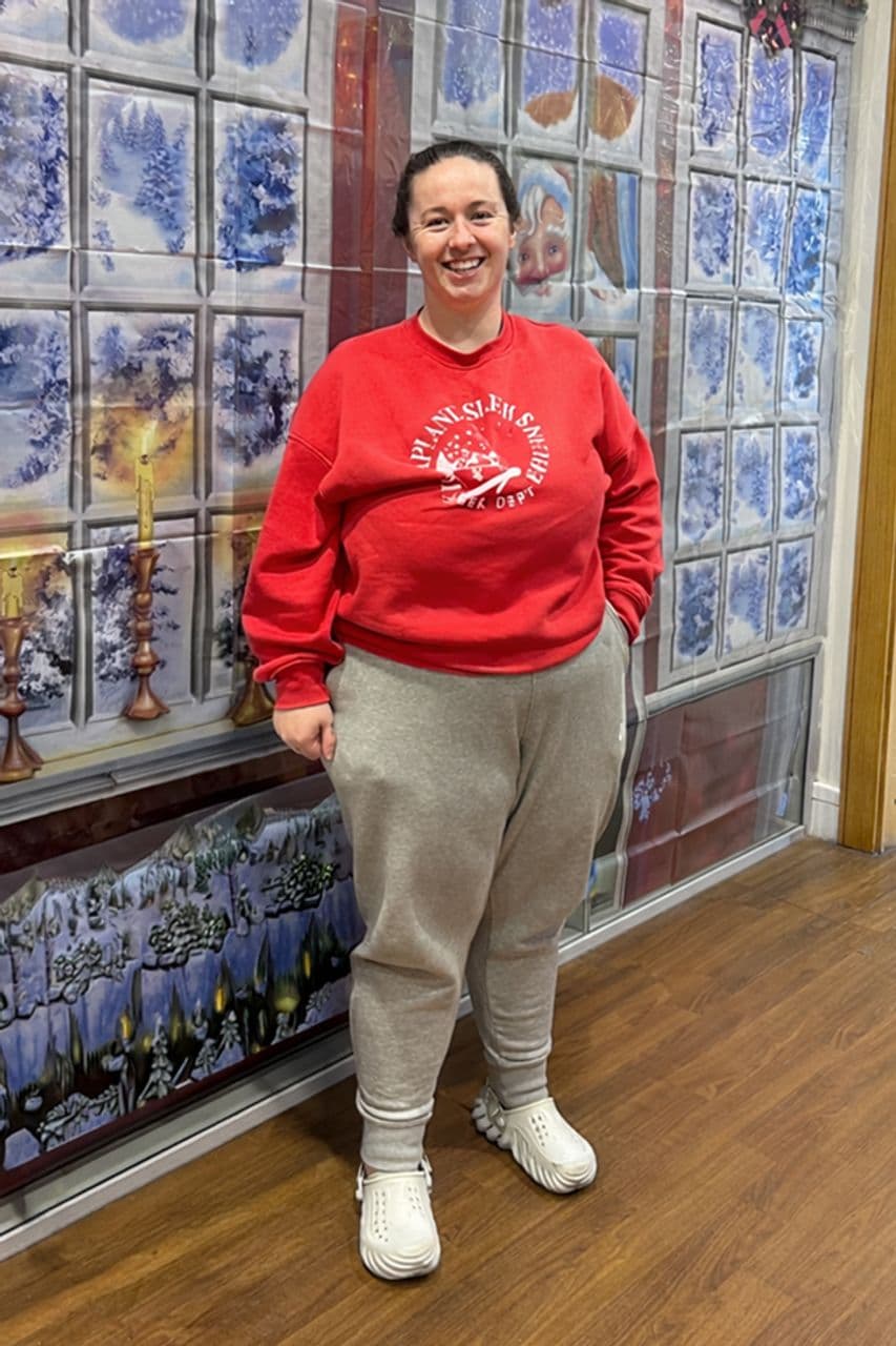 Simone before starting weight loss treatment with myBMI