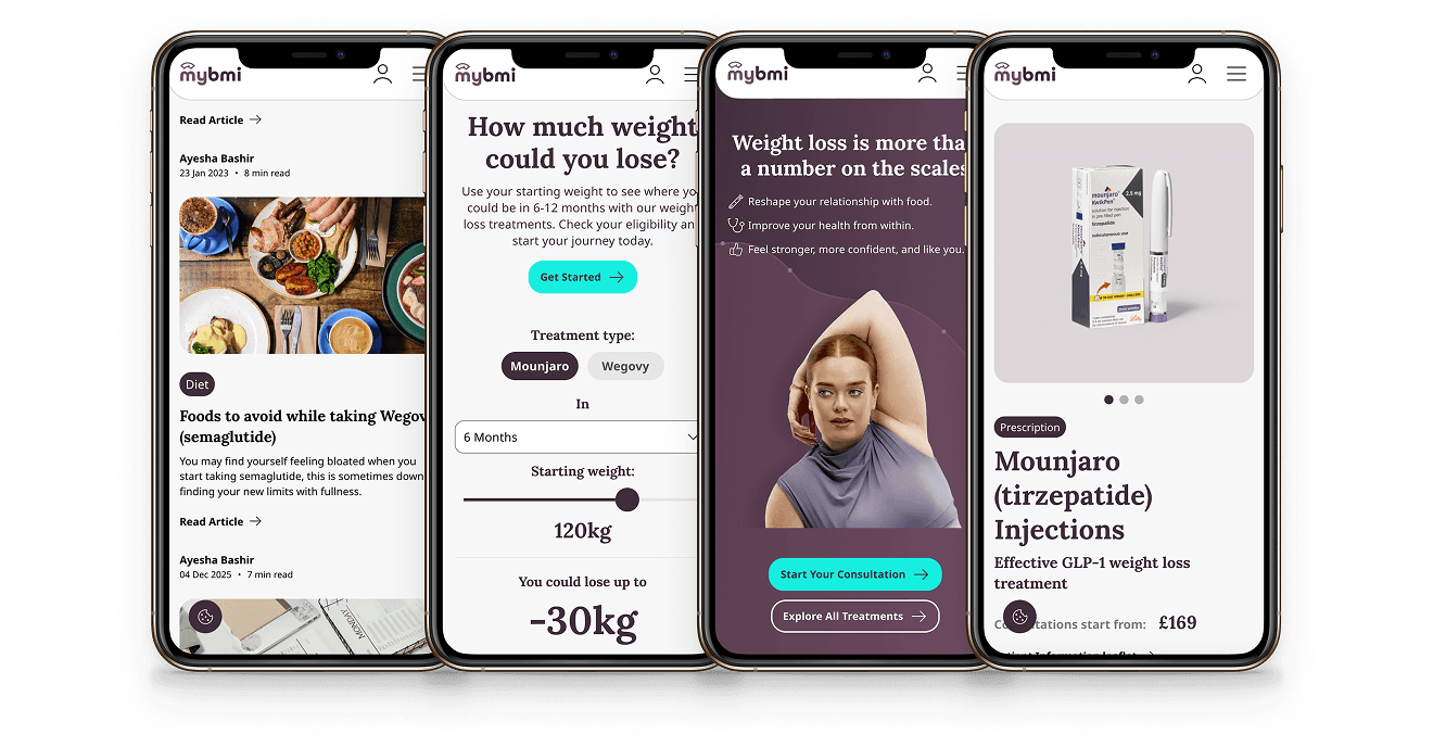 A preview of the new myBMI website
