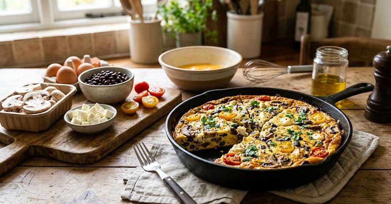 a healthy omelette