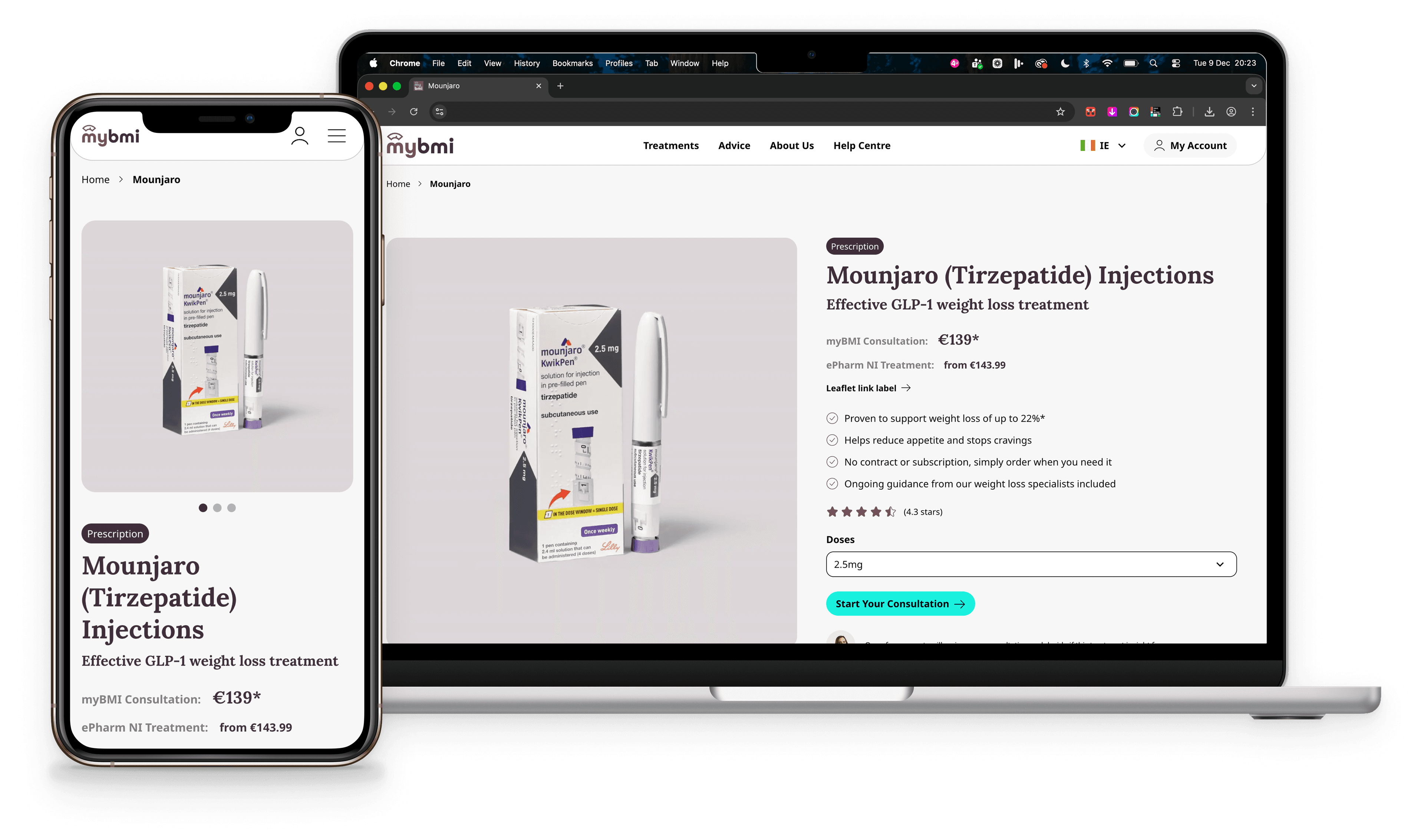Our new treatment pages